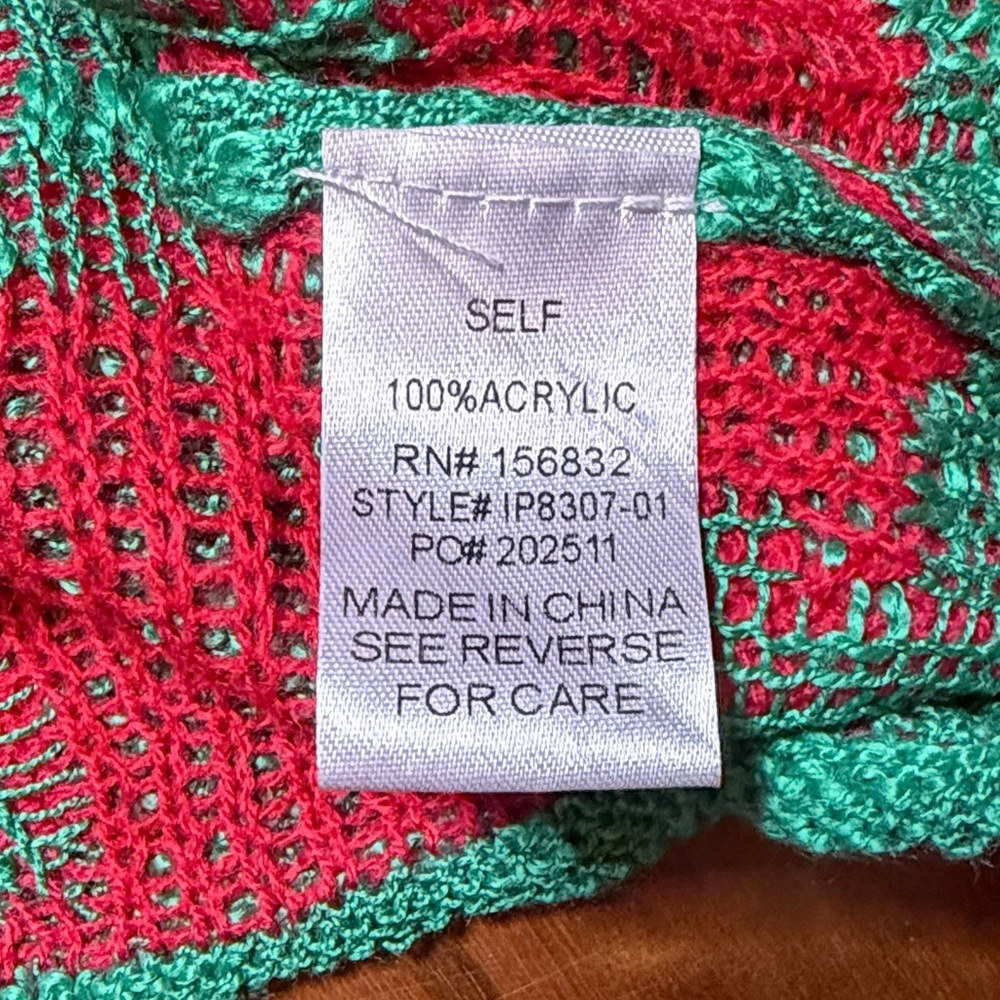 BiBi Women's Floral Knit Sweater - Size XL - Picture 4 of 5